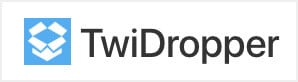 TwitterのDMにある動画をDropbox（ドロップボックス）で保存できるようにする「TwiDropper」のロゴマーク